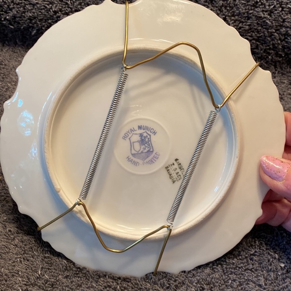 Vintage Bavaria Royal Munich Hand Painted Daisies & Poppies Signed Feuillet - Picture 13 of 15